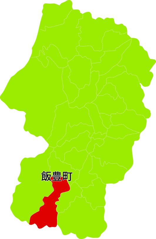 山形県飯豊町マップ